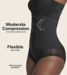 مشد الخصر مع دعم قطني من ماركة ليونيسا