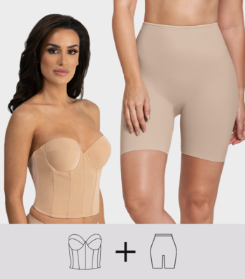 كنزي بوستييه + مشد شورت