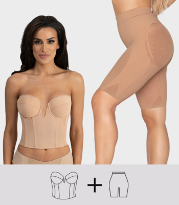 بوستييه فاليري + مشد رفع  المؤخرة