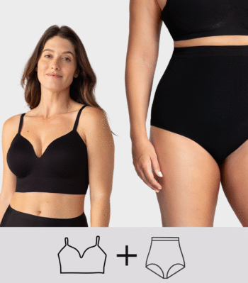 حمالة تروكايند بدون اسلاك + مشد بانتي خصر عالي